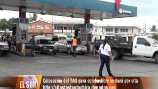 Colocación del TAG para combustible se hará por cita [upl. by Ntisuj501]