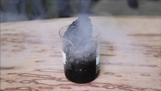 SULFIRIK ASIT VE SEKER DENEYI sulphuric acid and sugar experiment [upl. by Selemas]