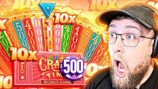 INSANE 10X TOP SLOT CRAZY TIME GAME SHOW MAX WIN POTENTIAL [upl. by Coady]