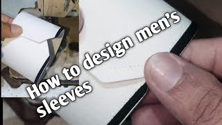 How to design beautiful mens sleeves SEWING Tailoring Sew [upl. by Jade]