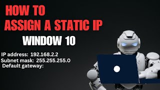 How to assign a static IP address in windows 10 [upl. by Selinda141]