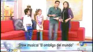 MICHAEL EX LOS PRÍNCIPES JACKSON CARACOL TVCON SHOW MUSICAL ´´EL OMBLIGO DEL MUNDO [upl. by Eserrehs]