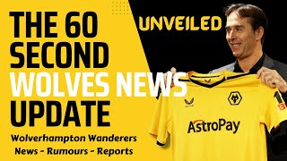 THE 60 SECOND WOLVES NEWS UPDATE Unveiled Wolves 202324 Kit Sponsor [upl. by Anaugahs]