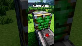 minecraft an Alarm clock in minecraft😱😱minecraft shorts [upl. by Eyar431]