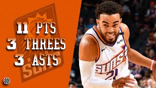 Tyus Jones 11 pts 3 threes 3 asts vs Pistons 2024 Preseason [upl. by Itoyj]