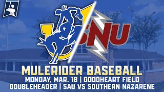 Baseball Southern Arkansas vs Southern Nazarene 31824 [upl. by Fogarty243]