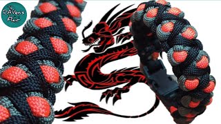 Dragon Tamer Paracord Bracelet designhow to make [upl. by Eadahc]