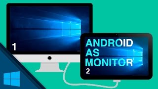 Usar Dispositivo android como si fuera un Monitor USB Pantalla PC [upl. by Lusar]