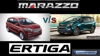 MARAZZO VS ERTIGA  DETAILED COMPARISION [upl. by Nolrah]