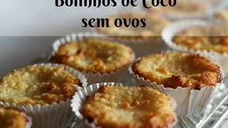 Faz tu  DIY  Receita  Bolinhos de Coco Sem Ovos [upl. by Ahsille]