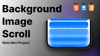 Image Scroll Effect HTML CSS JS  Full Tutorial with Source Code [upl. by Ellette]