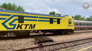 KTMB  P5302  Track Inspection and Recording Car  Kempas Baru  25 June 2020 [upl. by Atil]