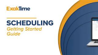 Scheduling  Getting Started Guide [upl. by Adnalu236]