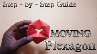 How To fold an Origami Moving Flexagon  StepbyStep Guide  Origami Moving Flexagon Tutorial [upl. by Bertina]