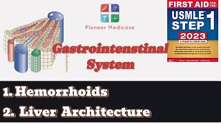 Anatomy of hemorrhoids liver architecture GIT from first aid step 1part 5USMLEUrduHindi [upl. by Stoughton]