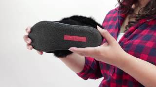 SoftMoc Womens CUTE 3 black rabbit fur moccasins [upl. by Lemar343]