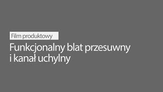 MARO  Blat przesuwny i uchylny kanał kablowy [upl. by Xet]