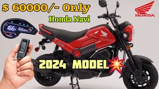 Honda Navi Launched in India 2024😱 Price amp launch Date🔥 Honda navi review Honda navi mileage [upl. by Aneelad]