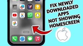 Fix Newly Downloaded Apps Not Showing iPhone Homescreen [upl. by Fineberg953]