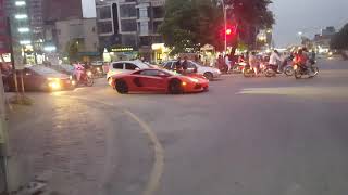 Lamborghini aventador in faisalabad Pakistan [upl. by Syman]