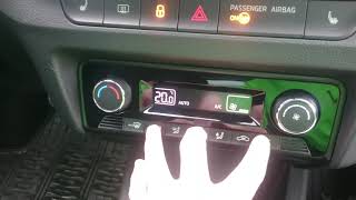 Reset and calibration of Climatronic air flaps in Skoda Fabia III [upl. by Bradwell]