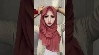 Stylish Hijab 🥰  Unique And Beautiful Hijab Styles shorts beautyframe hijabtutorial ytshorts [upl. by Leupold]