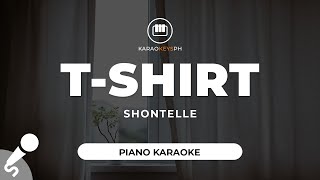 TShirt  Shontelle Piano Karaoke [upl. by Anyak]