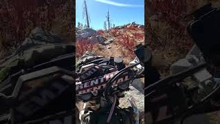 Gnarly section of trail singletrack dualsport [upl. by Cleon]