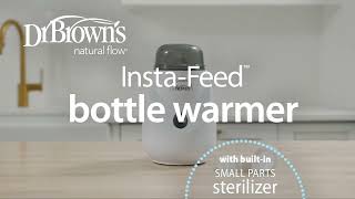 Dr Brown’s™ InstaFeed™ Bottle Warmer and Sterilizer Quickly warm baby bottles and food jars [upl. by Mllly]