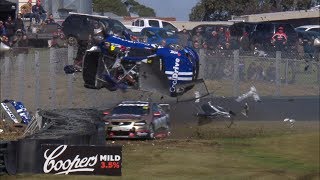 Sandowns biggest Turn 6 crashes [upl. by Eiluj323]