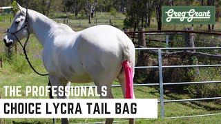 The Professionals Choice Lycra Tail Bag  Greg Grant Saddlery [upl. by Tarsuss]