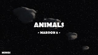 Maroon5  Animals Lyrics [upl. by Yeliac128]