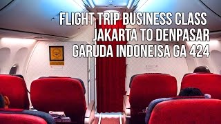 Flight Trip Business Class to Bali  Garuda Indonesia [upl. by Enileda]