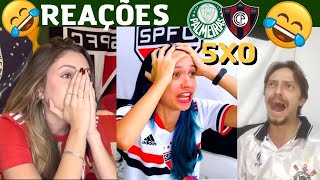 ðŸ¤£ REACT  OLHA A REAÃ‡ÃƒO DOS DIVERSOS TORCEDORES NO GOL DE BICICLETA DO RONY PALMEIRAS 5 X 0 CERRO [upl. by Ettevahs100]