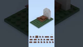 LEGO Cemetery Grave Tiny Brick Resting Place ✨🪦 [upl. by Anirrok]