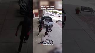 Thieves steal EBikes from Ace Hardware store in broad daylight [upl. by Eusassilem252]