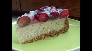 Rezept veganer Käsekuchen [upl. by Niffirg]