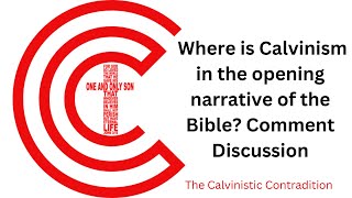 Where is Calvinism in the opening narrative of the Bible Comment Discussion [upl. by Acacia46]