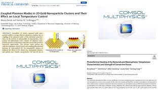 COMSOL Multiphysics modeling of nanoparticles for photothermal heating comsol finiteelementmethod [upl. by Hanid]