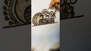 Mehndi starting design🤩🥰viralvideo youtubeshorts mehndidesign easymehndidesigns bridal [upl. by Aikmat]