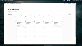 Notion Calendar 🗓️ and How To Make a ToDo List Calendar in Notion [upl. by Siderf]