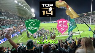 Claping SECTION PALOISE STADE FRANCAIS TOP 14 [upl. by Bay]