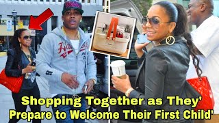 Awww  Ashanti amp Nelly Spotted Shopping Together as They Prepare to Welcome Their First Child [upl. by Ro197]