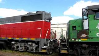 EMD GP40 and GP382 Neutral Run8 [upl. by Emmie]