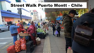 🇨🇱 Street Walk Puerto Montt  Chile 4K [upl. by Retrop]