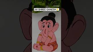 Cute Ganesh ji drawingâ˜ºï¸ðŸ˜shorts youtube [upl. by Novled]