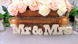 Rustic Wedding  On a Budget  Rustic Wedding DIY amp Indoor Reception [upl. by Hendricks842]