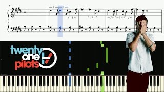 twenty one pilots Untitled Demo 2011  Piano Tutorial [upl. by Lytle]