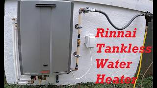 Installing A Rinnai Tankless Water Heater  RSC199eP SENSEI Propane [upl. by Ayotl]