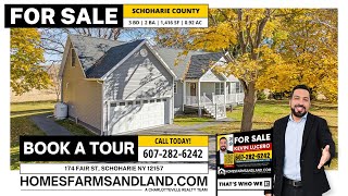 Charming Village Home  Scenic Valley Views  174 Fair St Schoharie NY  Open House  Kevin Lucero [upl. by Eduard]